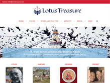 Tablet Screenshot of lotustreasure.com